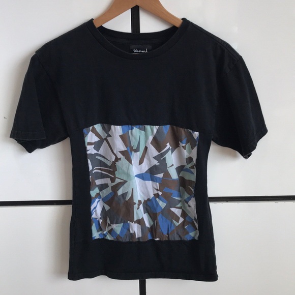 Men’s Diamond Supply Diamond Panel Tee T-Shirt - Picture 2 of 3